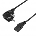 POWERTECH καλώδιο τροφοδοσίας CAB-P042, 3x 0.75mm², copper, 1m, μαύρο - Cables - Adapters